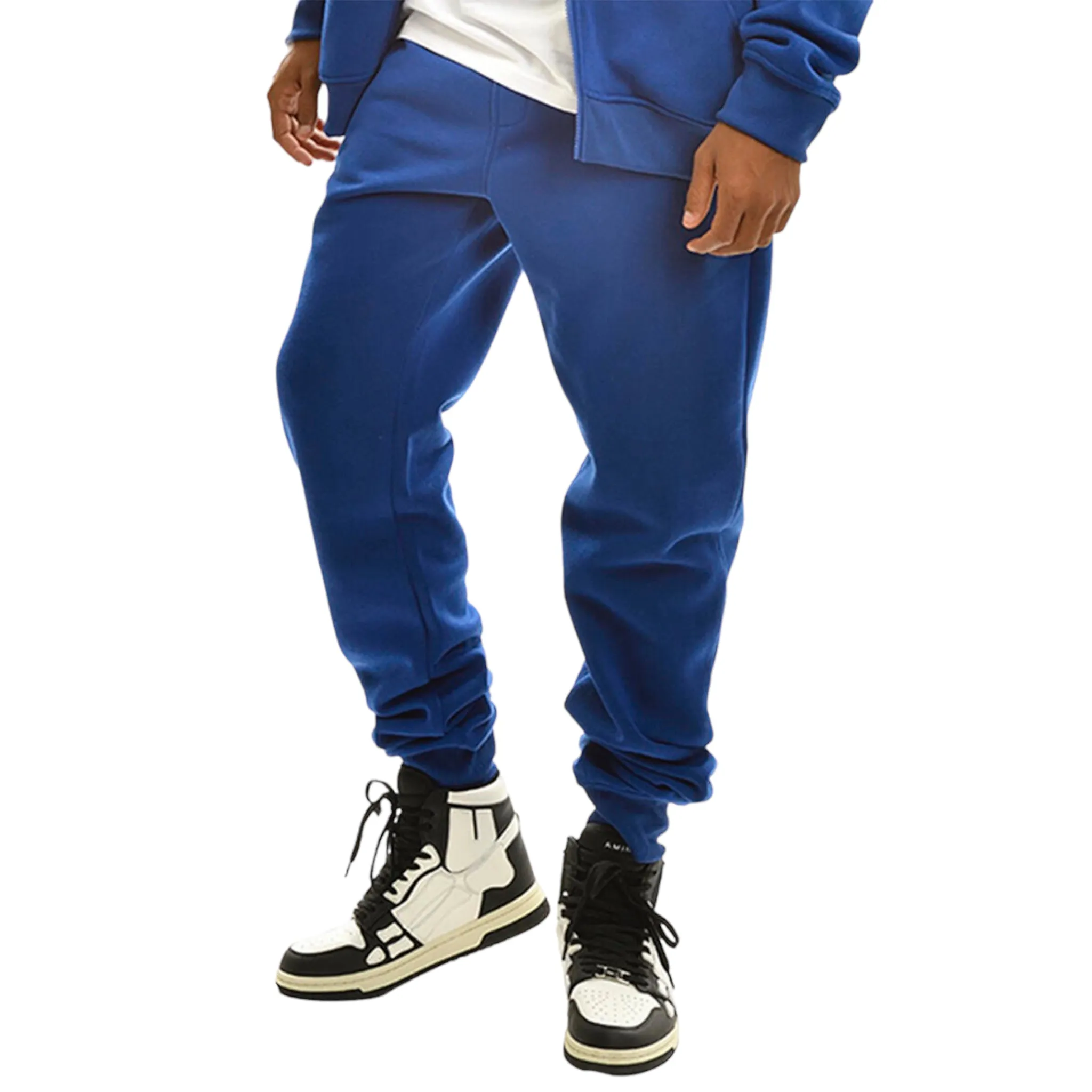 SWITCH: Solid Zip Down Fleece Jogger Set