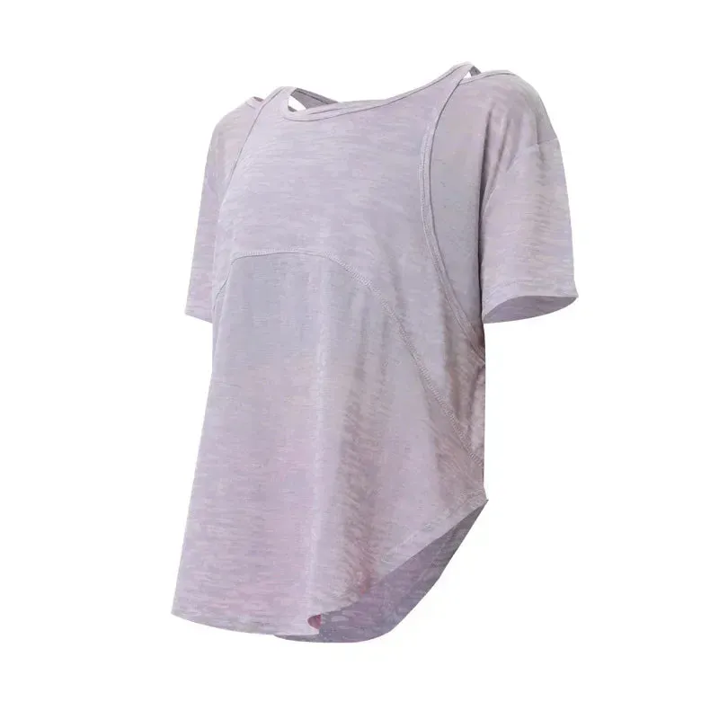 T-shirt Short Sleeve Cotton Sports Gym Tops