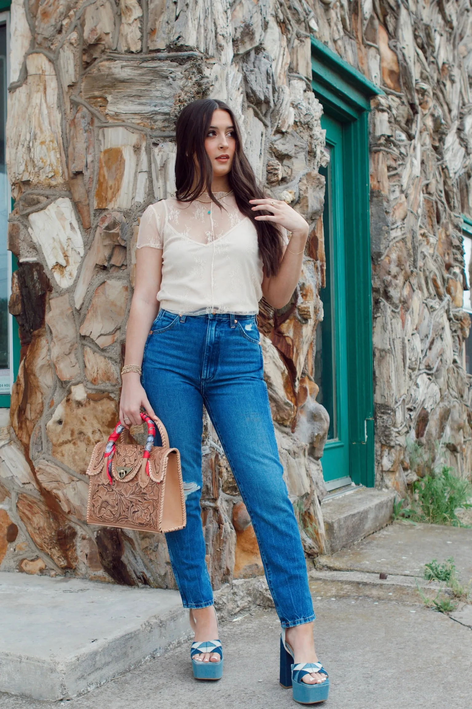 The Britt Top in Cream