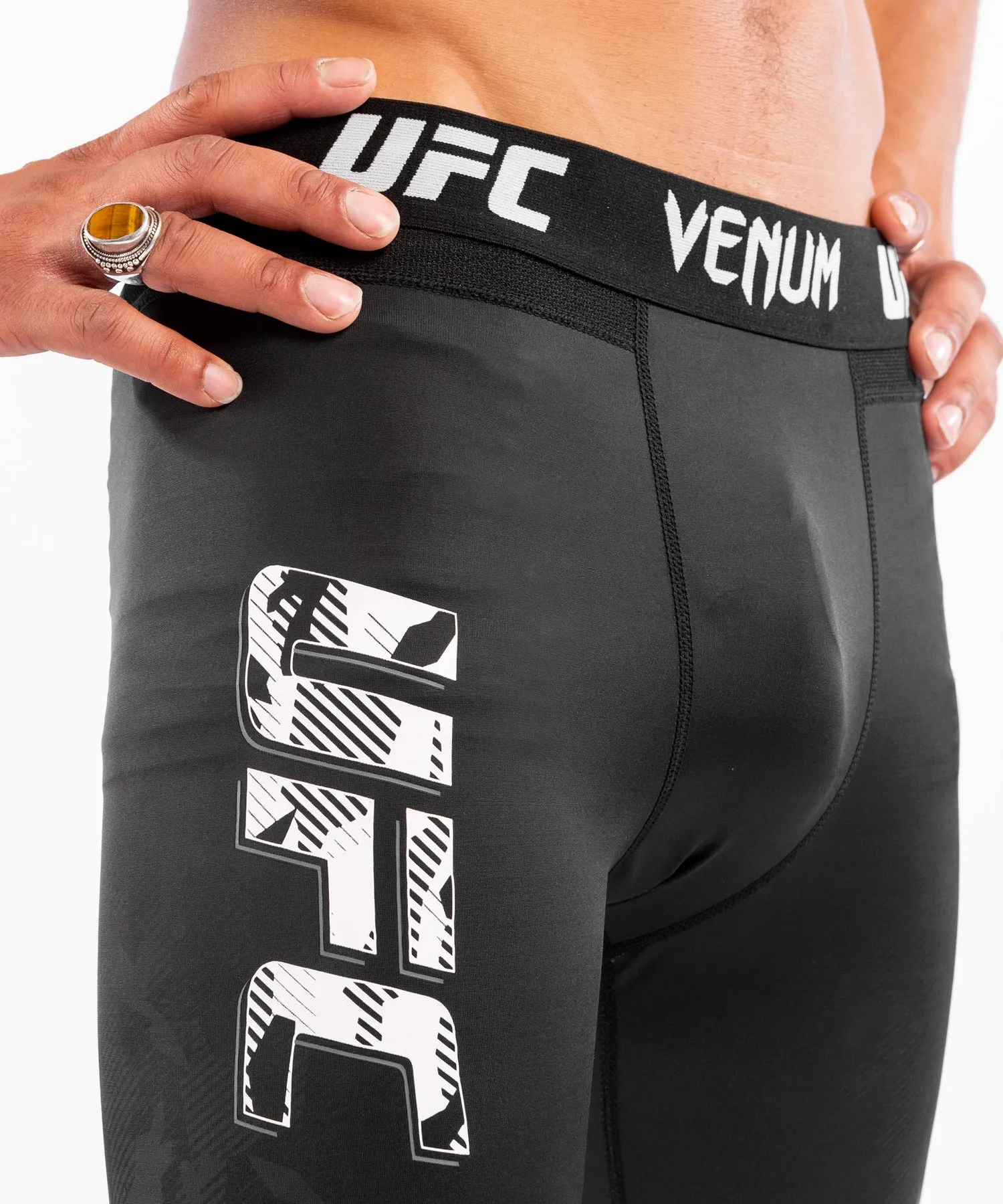 UFC Venum Authentic Fight Week Men's Performance Tight - Black