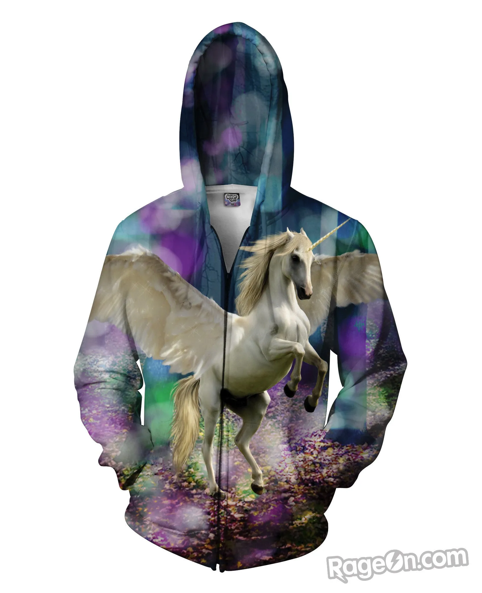 Unicorn Zip-Up Hoodie