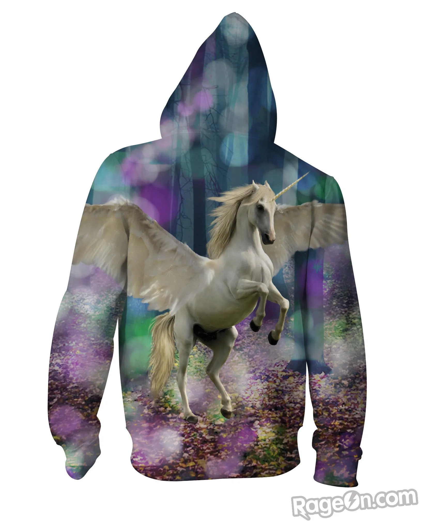 Unicorn Zip-Up Hoodie