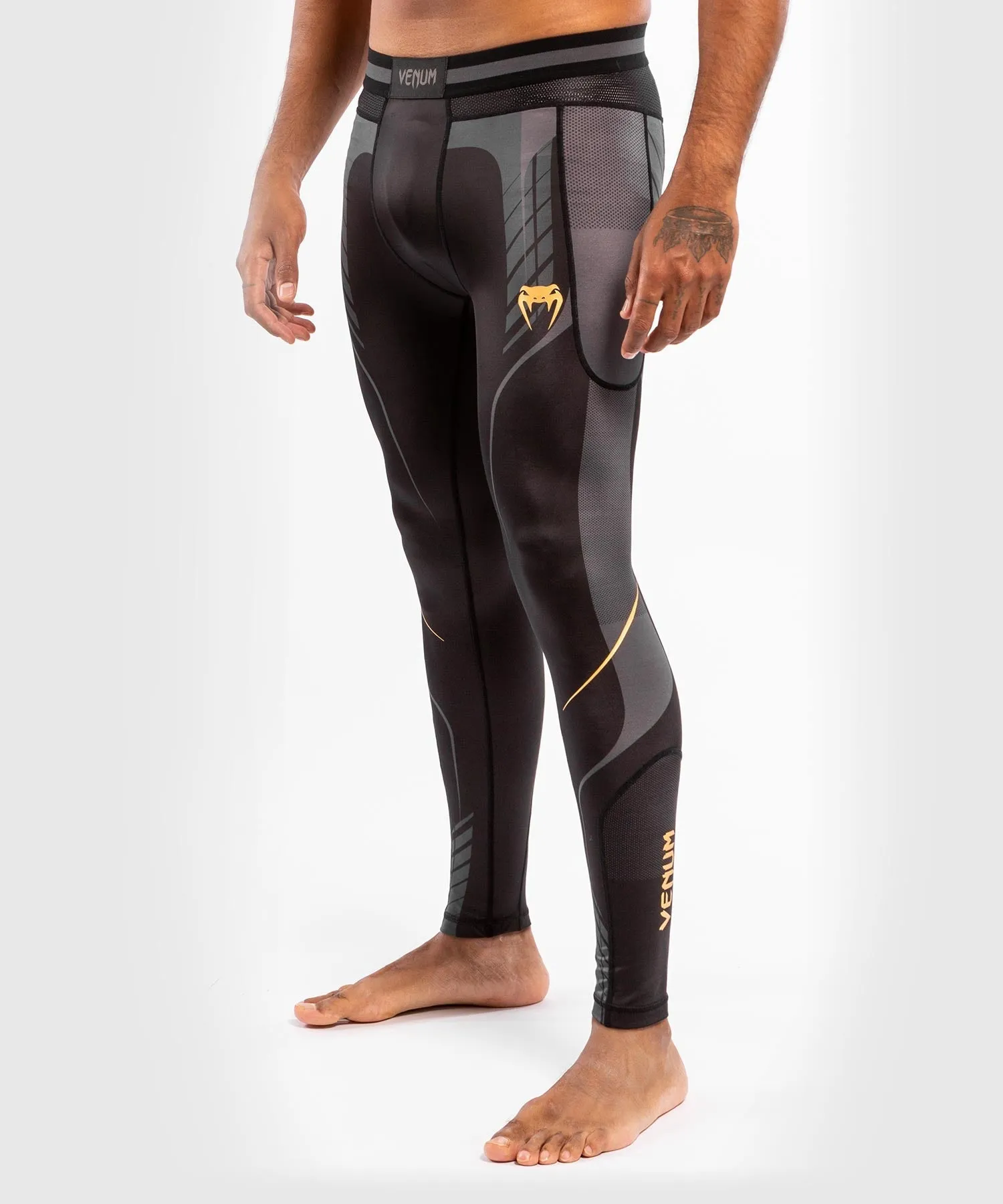 Venum Athletics Compression Tights – Black/Gold