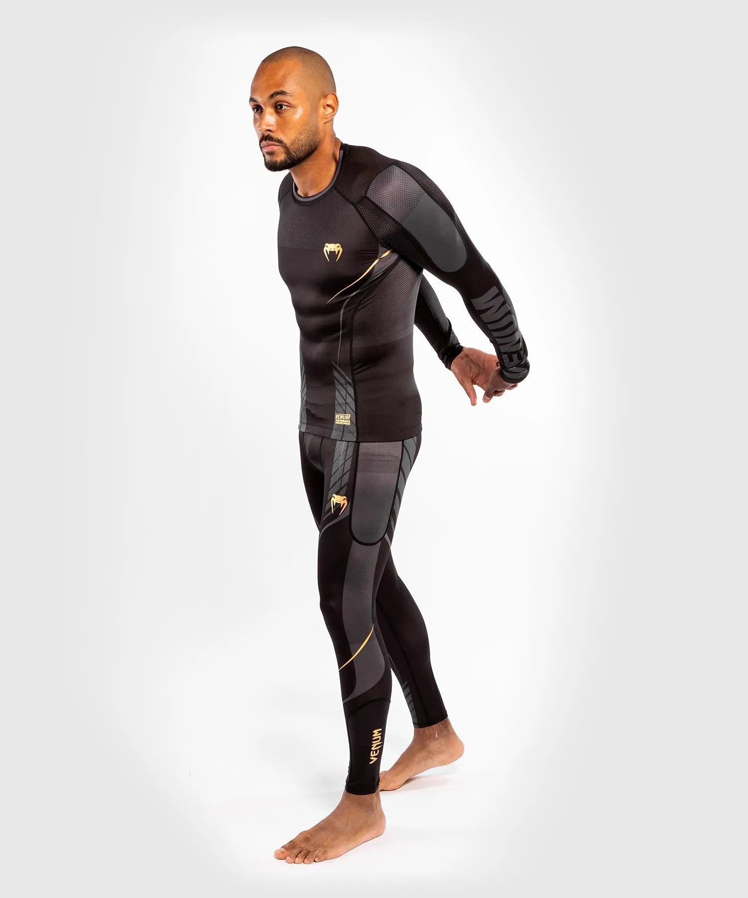 Venum Athletics Compression Tights – Black/Gold