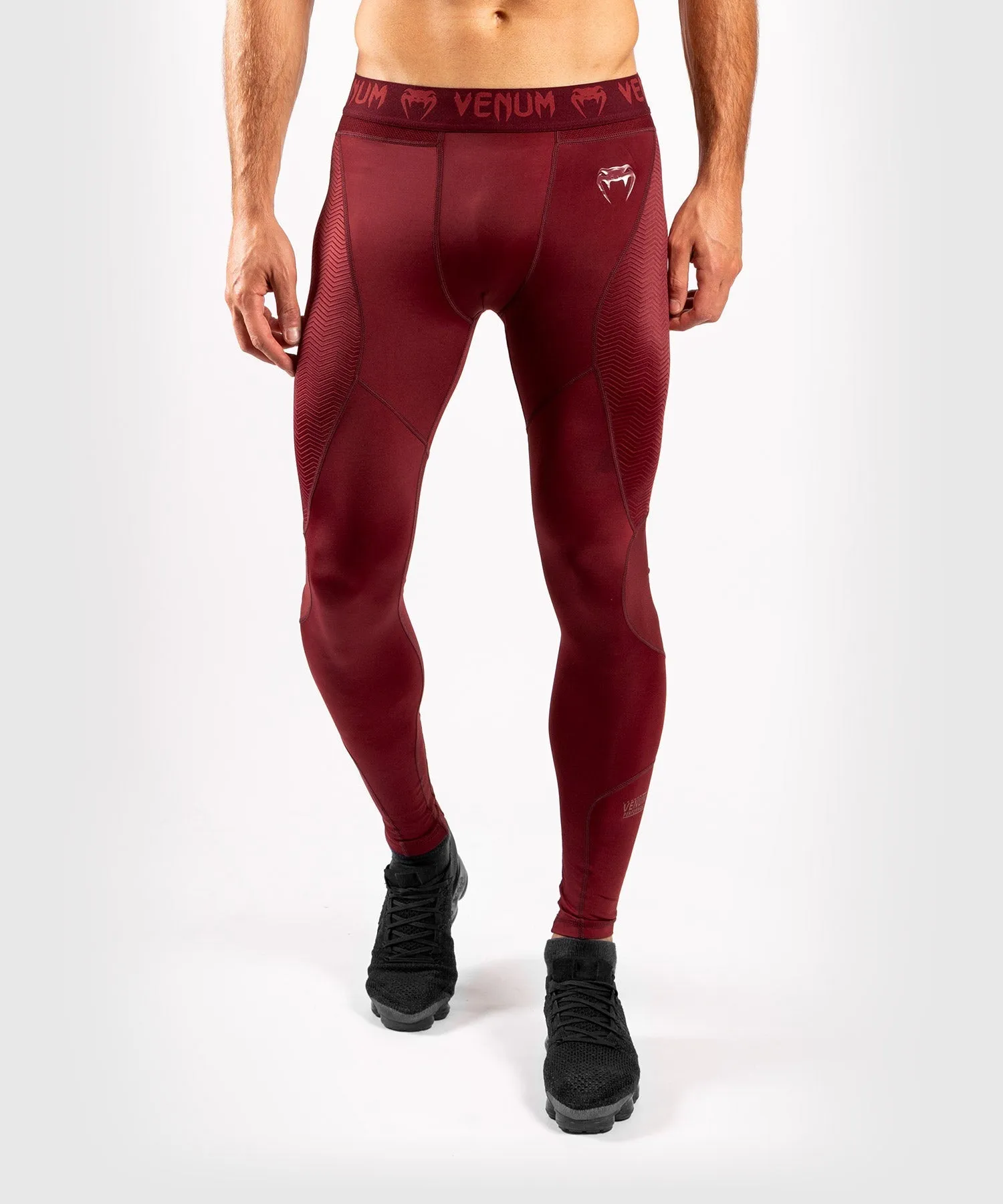 Venum G-Fit Compression Tights - Burgundy