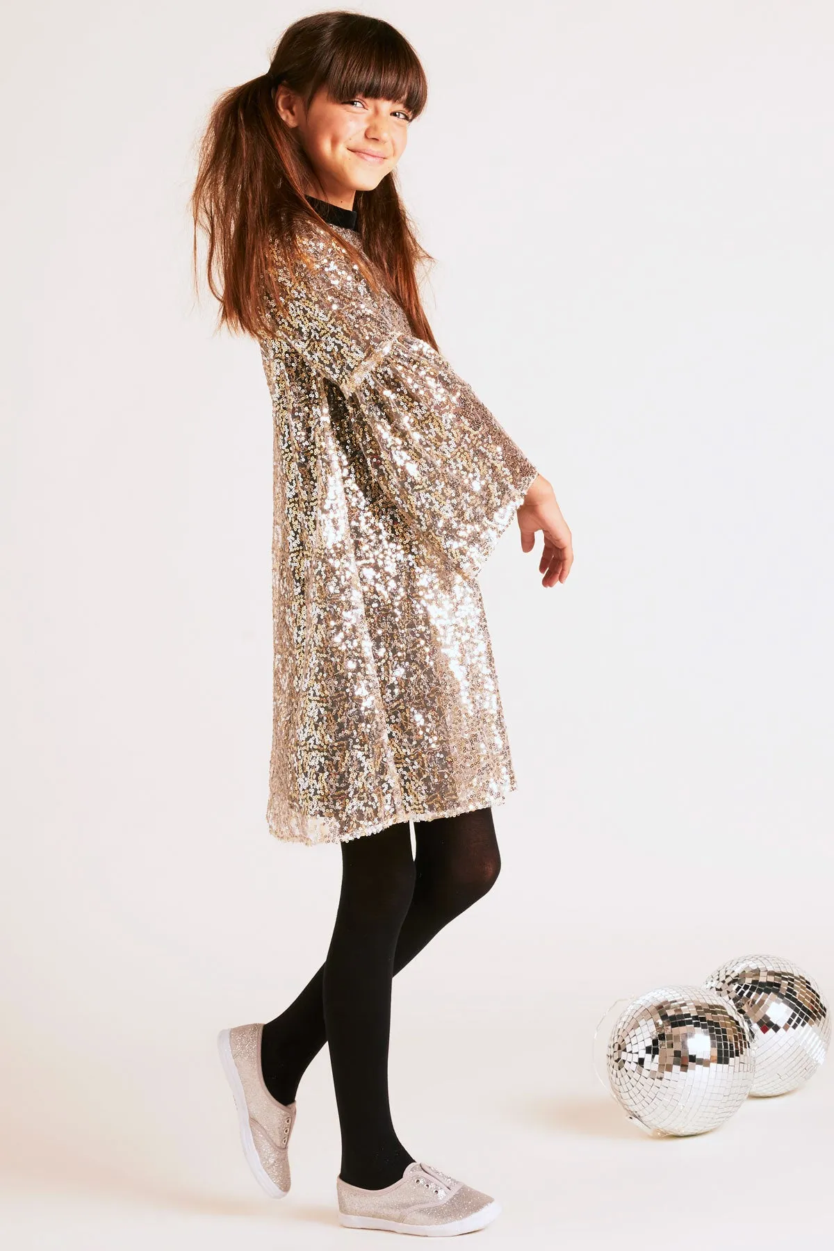 Wild & Gorgeous Sequin Hannah Girls Dress