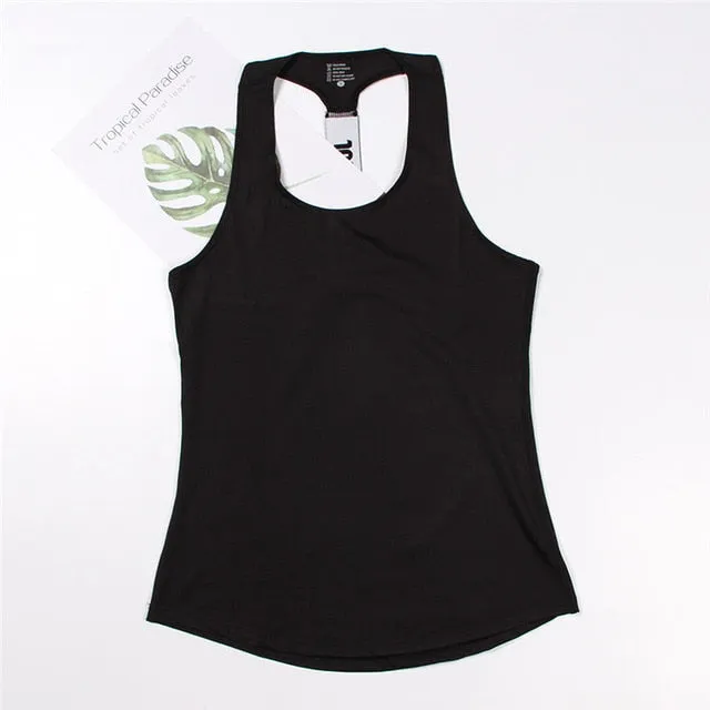 Women sports vest sleeveless tank tops